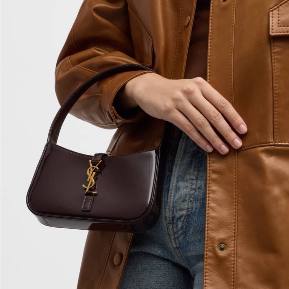 Le 5 A 7 Mini YSL Shoulder Bag in Patent Leather - Picture 5 of 5
